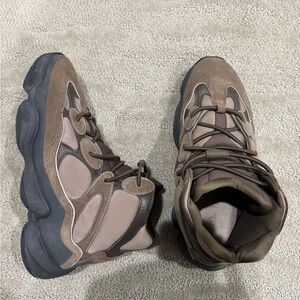 Adidas Yeezy 500 High Taupe Black Sneaker Size 12
